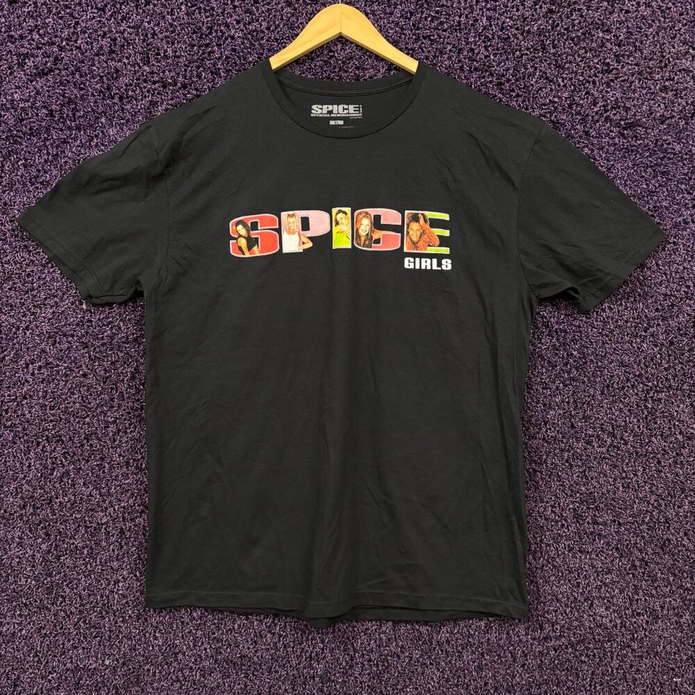 Spice Girls One Hour of Girl Power Cover Pop Band T-Shirt XL